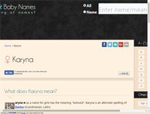 Tablet Screenshot of karyna.funurl.com