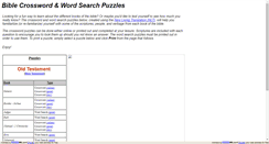 Desktop Screenshot of biblepuzzles.funurl.com
